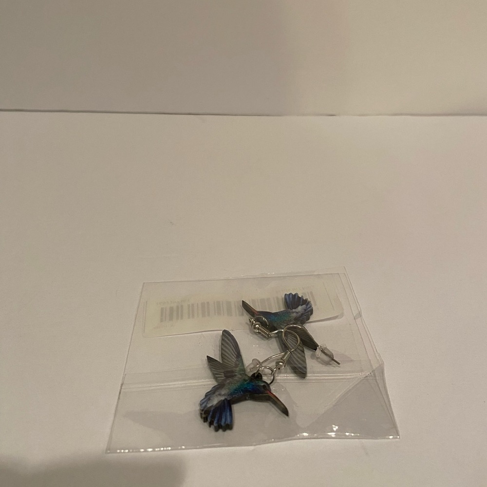 Decorative hummingbird earrings new